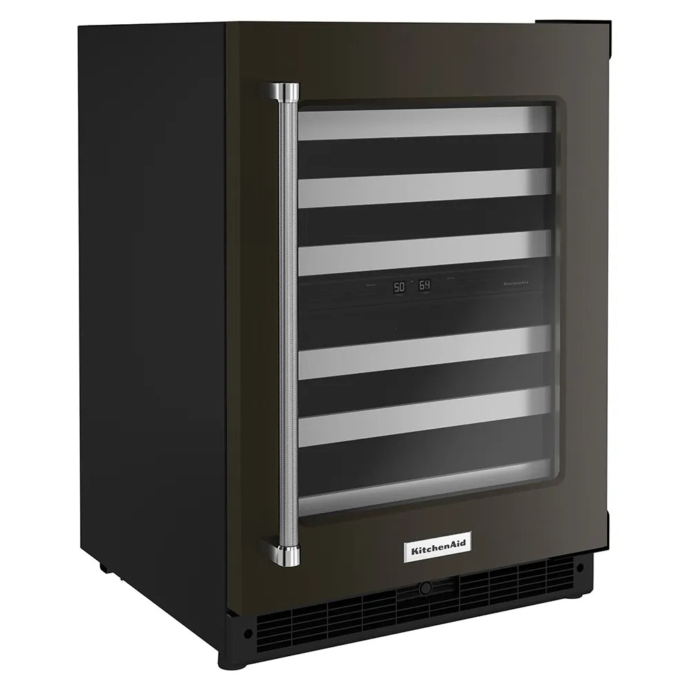 Cava de Vinos KitchenAid KUWR214KBS – 24” | 46 Botellas | Acero negro
