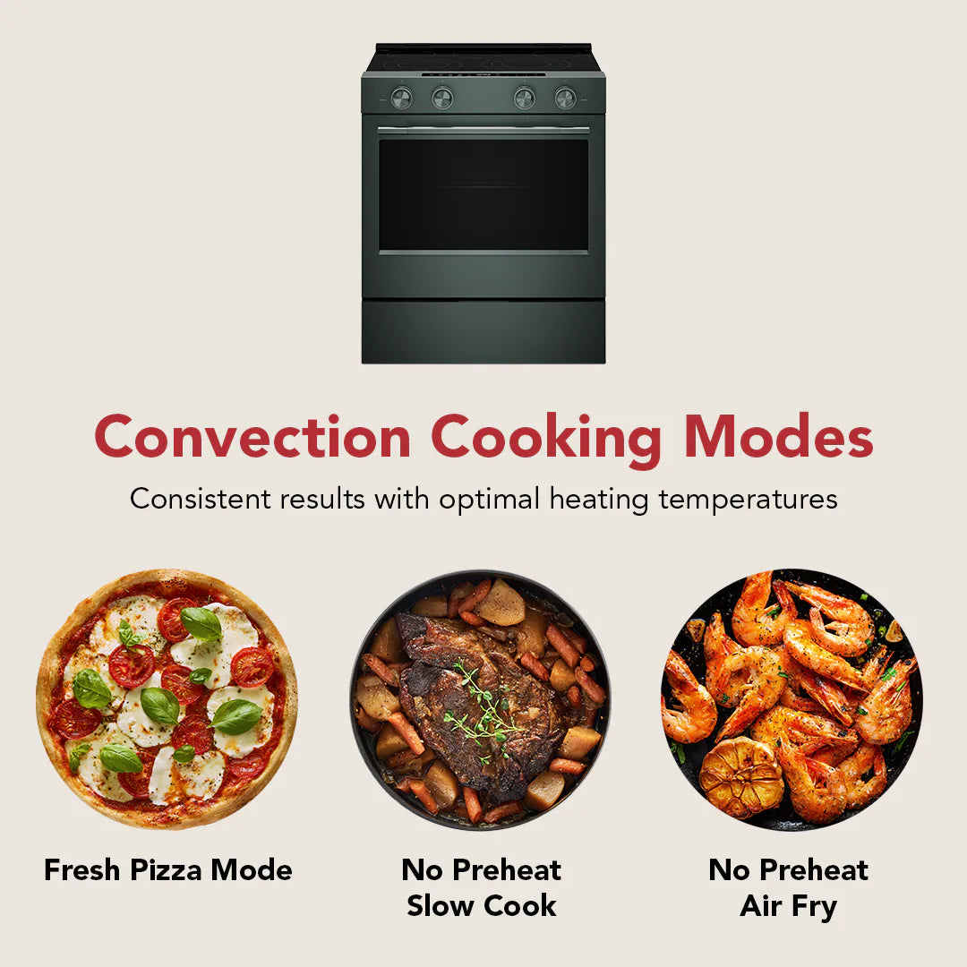 Estufa Eléctrica KitchenAid 76 cm con Air Fry y Convección KSES530SJP