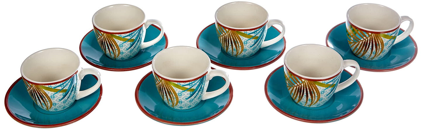 TAZAS DE CAFE CON PLATO | COLECCIÓN METROPOLIS JUNGLE