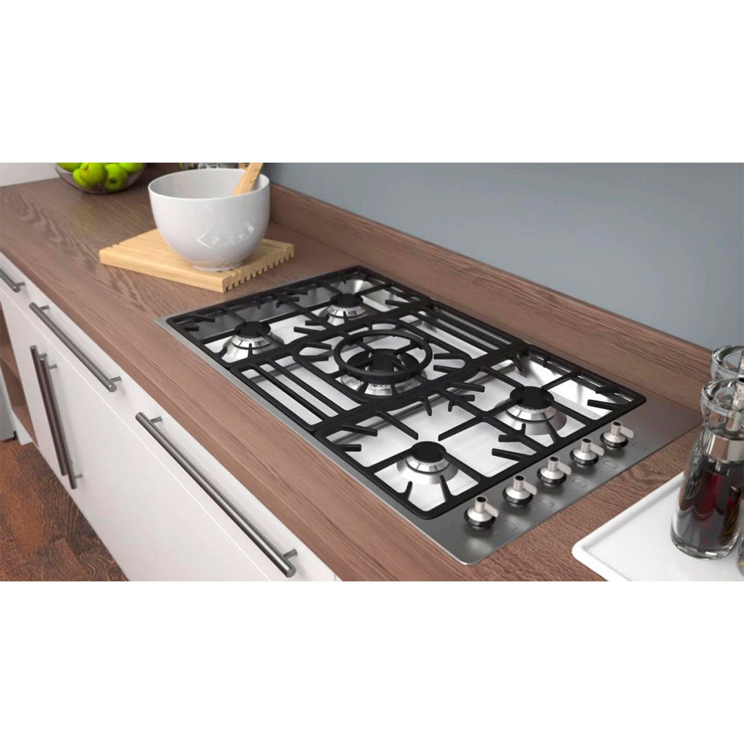 Estufa a gas Semifilo 90 cm Smeg - PGF95K