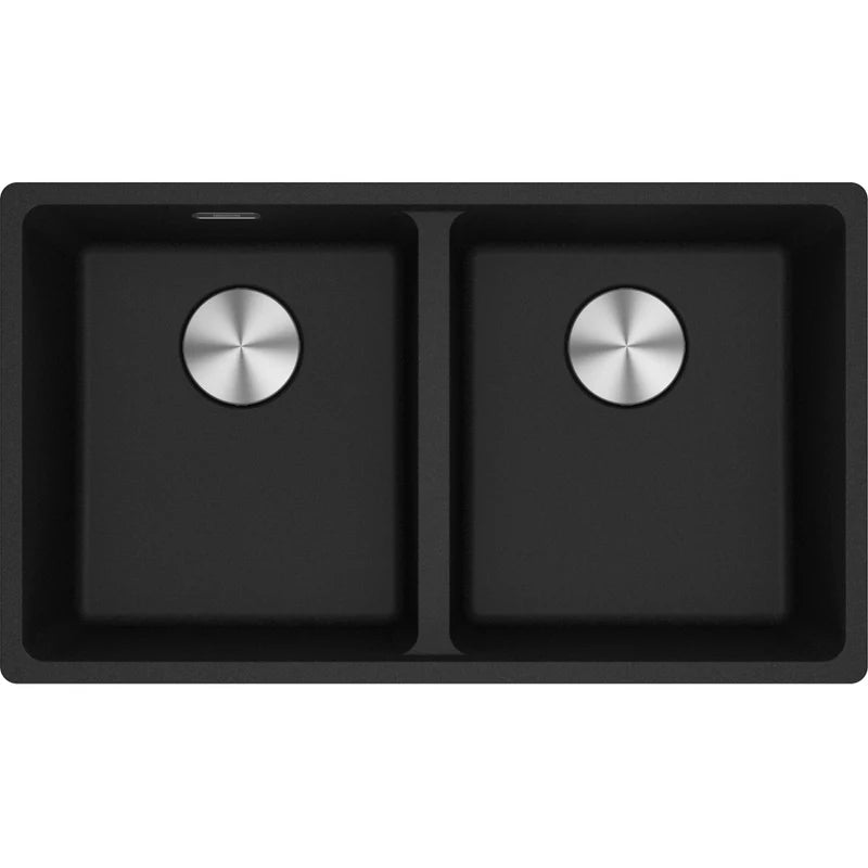 Lavaplatos Doble Franke 76cm Negra