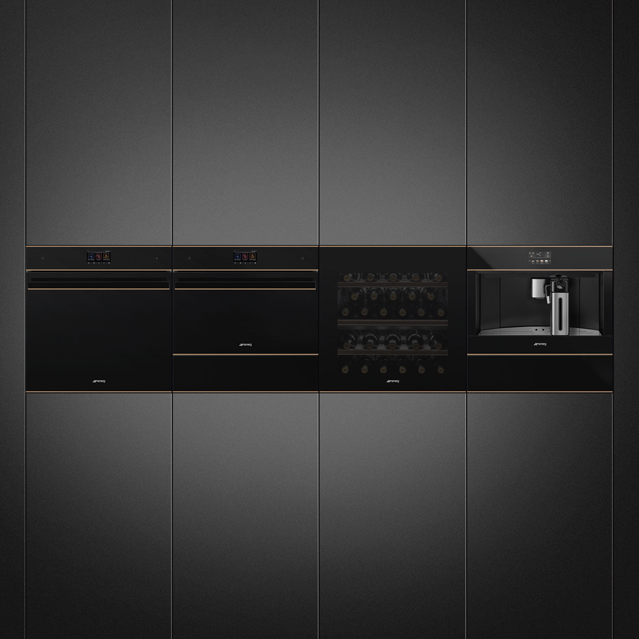 Microondas Combi 45 cm Smeg Dolce NOVO - SO4604M2PNR