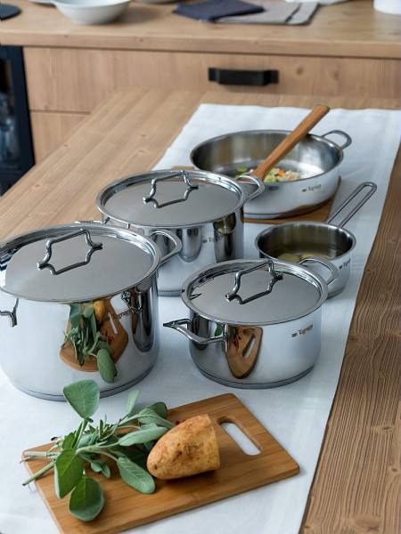 Set de Ollas y Sartenes Tognana VANITOSA 9 Piezas – Grancucina | Acero inoxidable de Alta Calidad