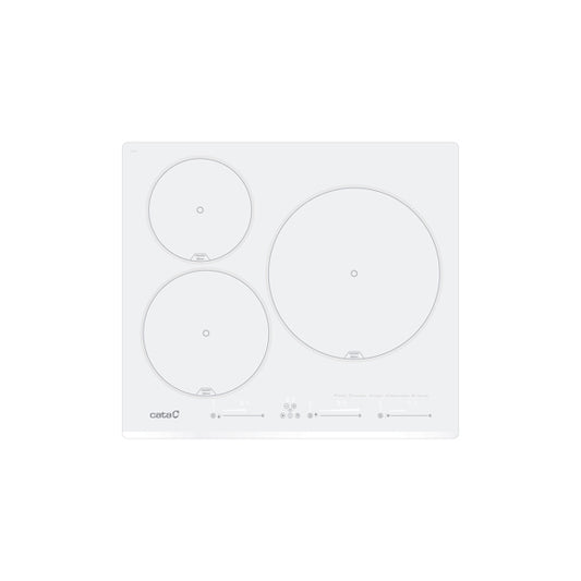 Placa de Inducción Cata INSB 6003 WH – 60 cm, Blanca