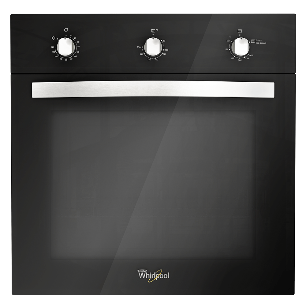 Horno A Gas Cristal Negro  60 cm Whirlpool - WOA105F