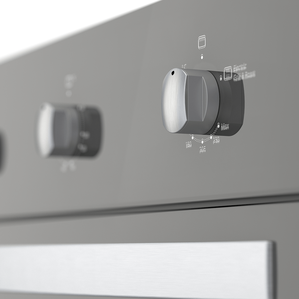 Horno A Gas Cristal Negro  60 cm Whirlpool - WOA105F