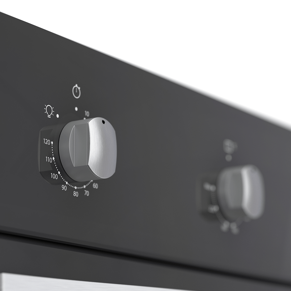 Horno A Gas Cristal Negro  60 cm Whirlpool - WOA105F