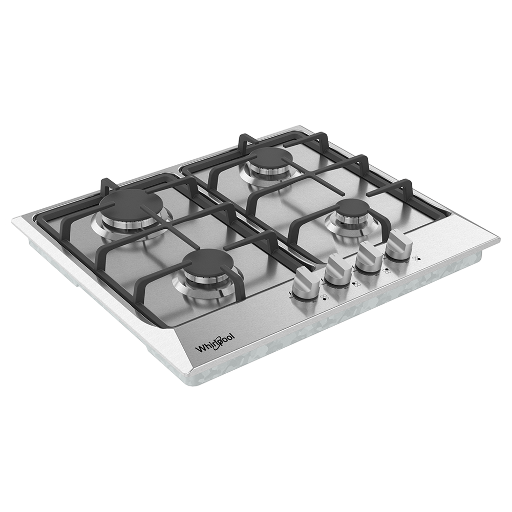 Cubierta a gas 4 puestos 60 Whirlpool 60 cm - WP2420S