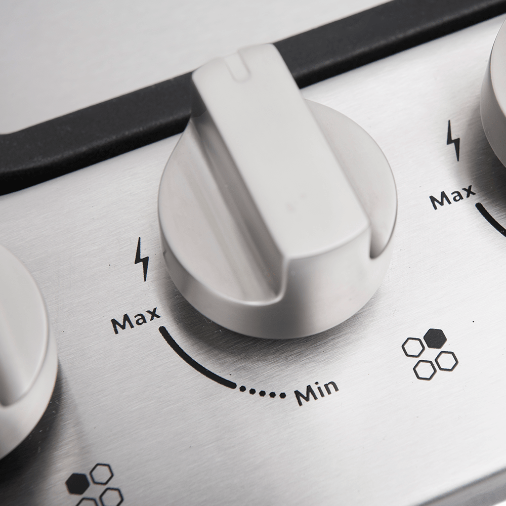 Cubierta a Gas Acero 75 cm Whirlpool -  WP3040S