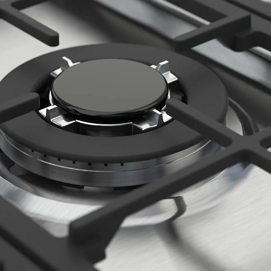 Cubierta a Gas Acero Semifilo 86 cm Whirlpool - WP3550S