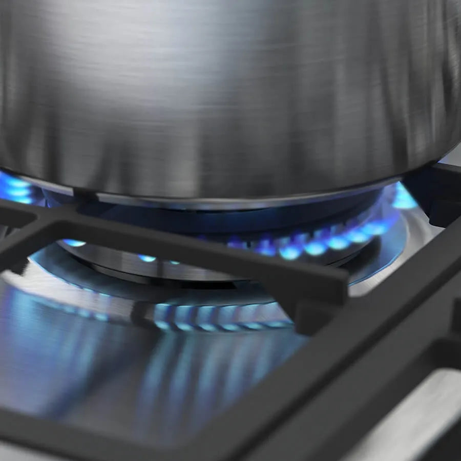 Cubierta a Gas Acero Semifilo 86 cm Whirlpool - WP3550S