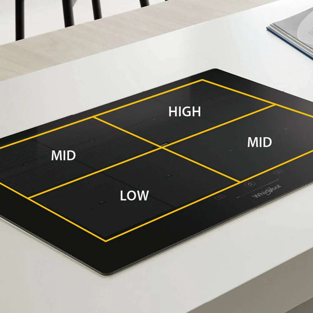 CUBIERTA INDUCCION 8 ZONAS WHIRLPOOL - WPIWIXP0JBL