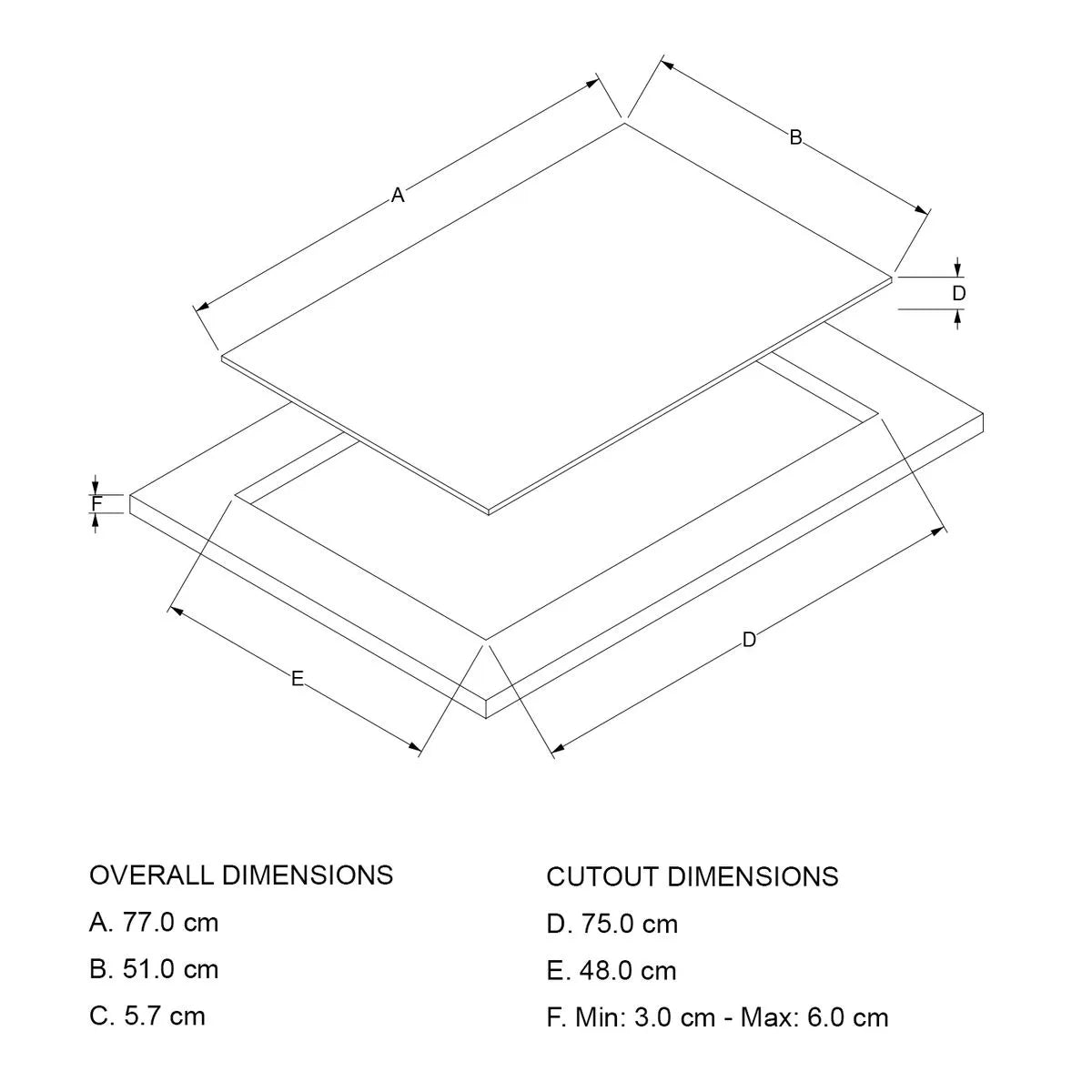 CUBIERTA INDUCCION 8 ZONAS WHIRLPOOL - WPIWIXP0JBL
