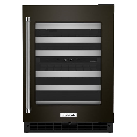 Cava de Vinos KitchenAid KUWR214KBS – 24” | 46 Botellas | Acero negro