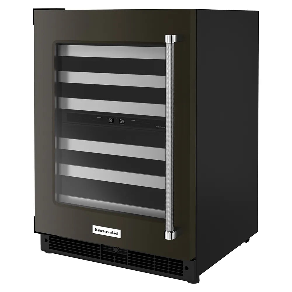 Cava de Vinos KitchenAid KUWL214KBS – 24” | 46 Botellas | Acero negro