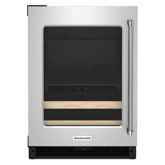 Centro de Bebidas KitchenAid KUBL214KSB 24” – Doble Zona, Empotrable, Acero Inoxidable