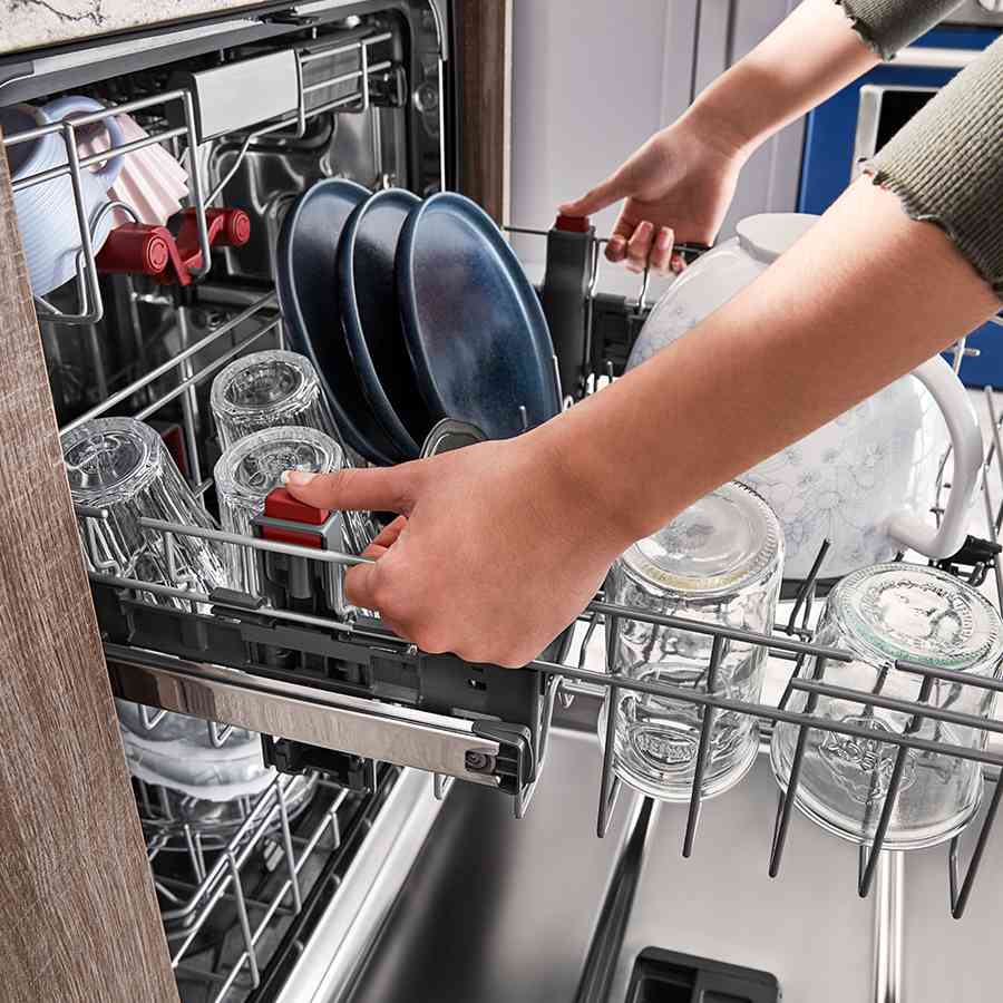 Lavavajillas KitchenAid KDTM604KBS Empotrable | 16 Servicios | Tercer Rack FreeFlex™