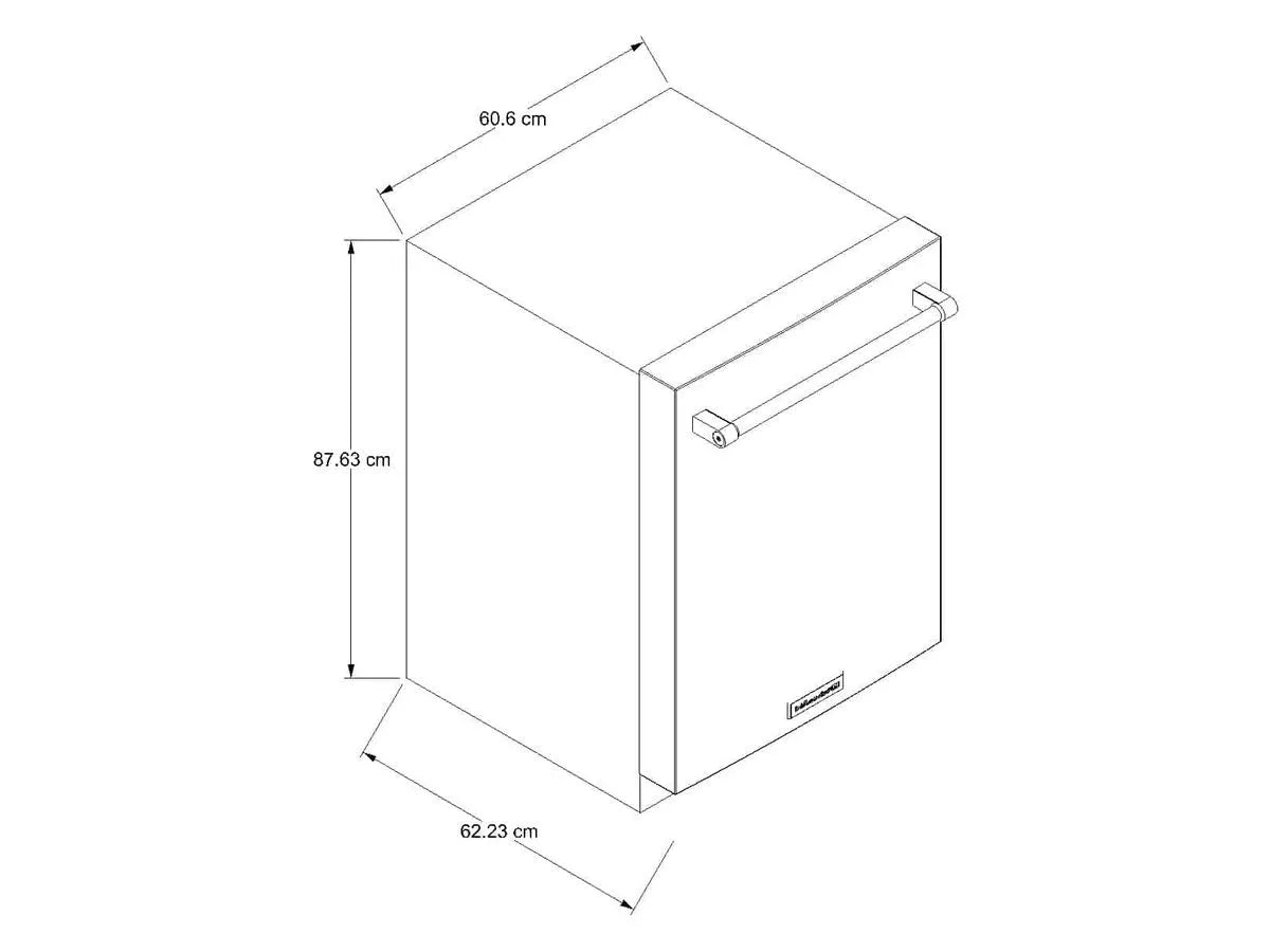 Lavavajillas KitchenAid KDTM604KBS Empotrable | 16 Servicios | Tercer Rack FreeFlex™
