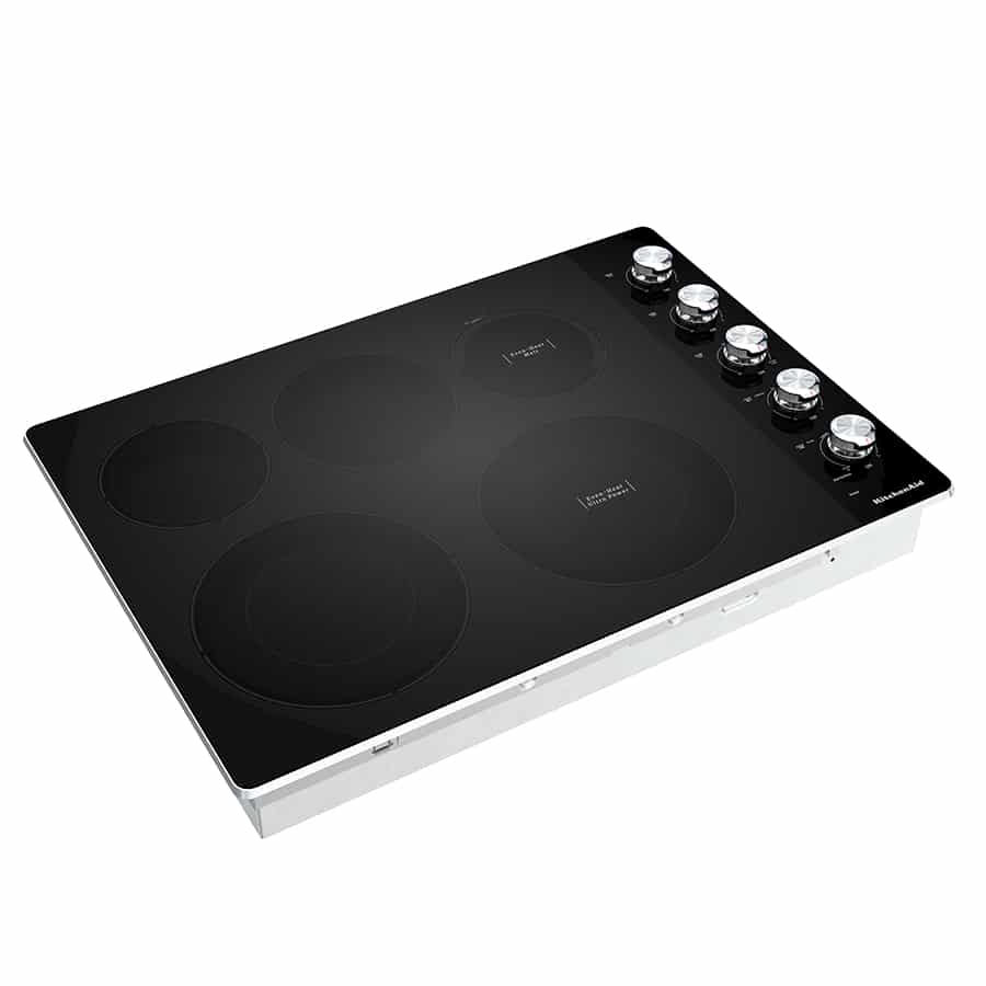 Cubierta Eléctrica Empotrable 77.15 cm con 5 Quemadores Vitrocerámica - Kitchen Aid - KCE550HSS