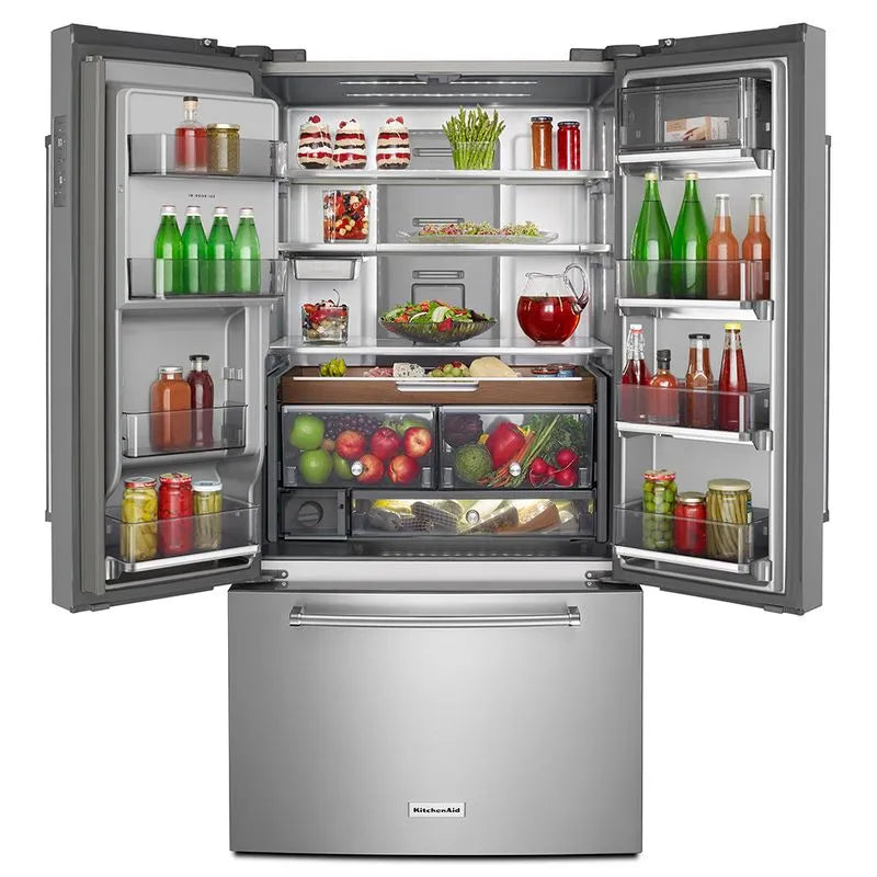 Nevera KitchenAid French Door Counter Depth 566 Litros KRFC136TPS