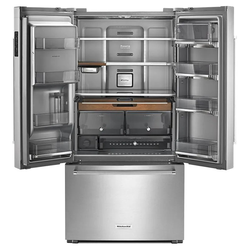Nevera KitchenAid Counter Depth French Door 673 Litros KRFC704FPS