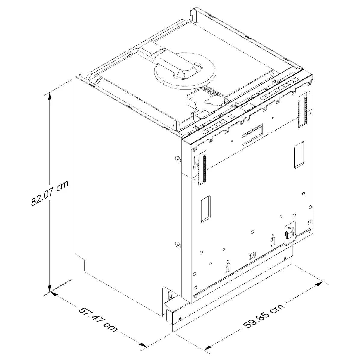 Lavavajillas Empotrable KitchenAid KDTF324PPA 24” – Panel-Ready, 14 Servicios, Ultra Silencioso