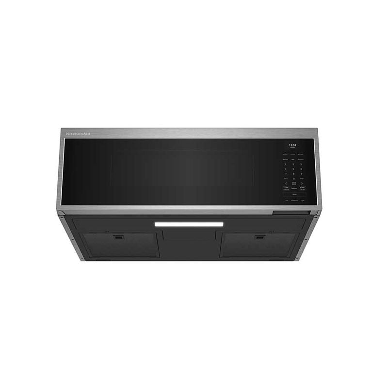 Microondas con Campana KitchenAid 76 cm Acero Inoxidable KMML550RPS