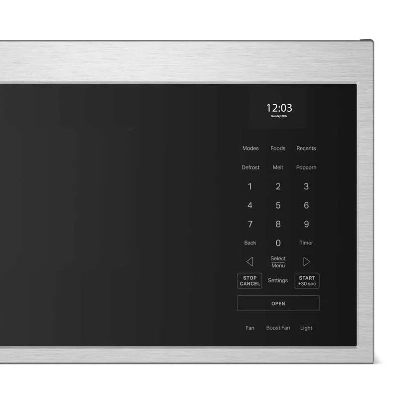 Microondas con Campana KitchenAid 76 cm Acero Inoxidable KMML550RPS