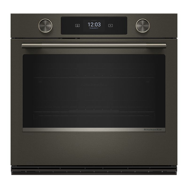 Horno Eléctrico Smart KitchenAid 30” True Even-Heat™ Black Ore KOES730SBE