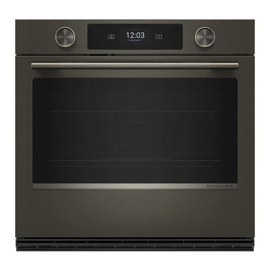 Horno Eléctrico Smart KitchenAid 30” True Even-Heat™ Black Ore KOES730SBE