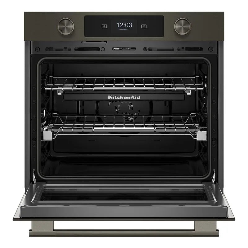 Horno Eléctrico Smart KitchenAid 30” True Even-Heat™ Black Ore KOES730SBE