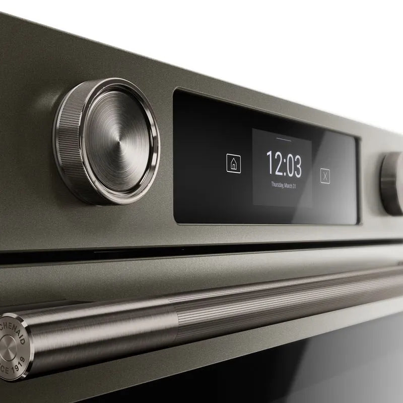 Horno Eléctrico Smart KitchenAid 30” True Even-Heat™ Black Ore KOES730SBE