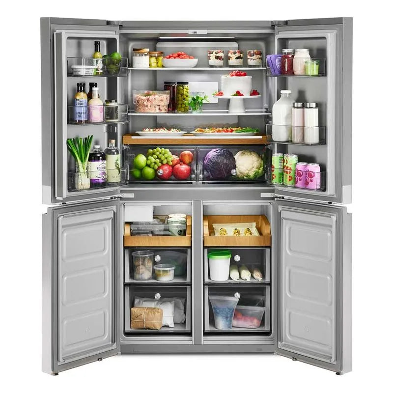 Nevera KitchenAid 4 Puertas Counter Depth 19.4 Cu Ft KRQC506MPS