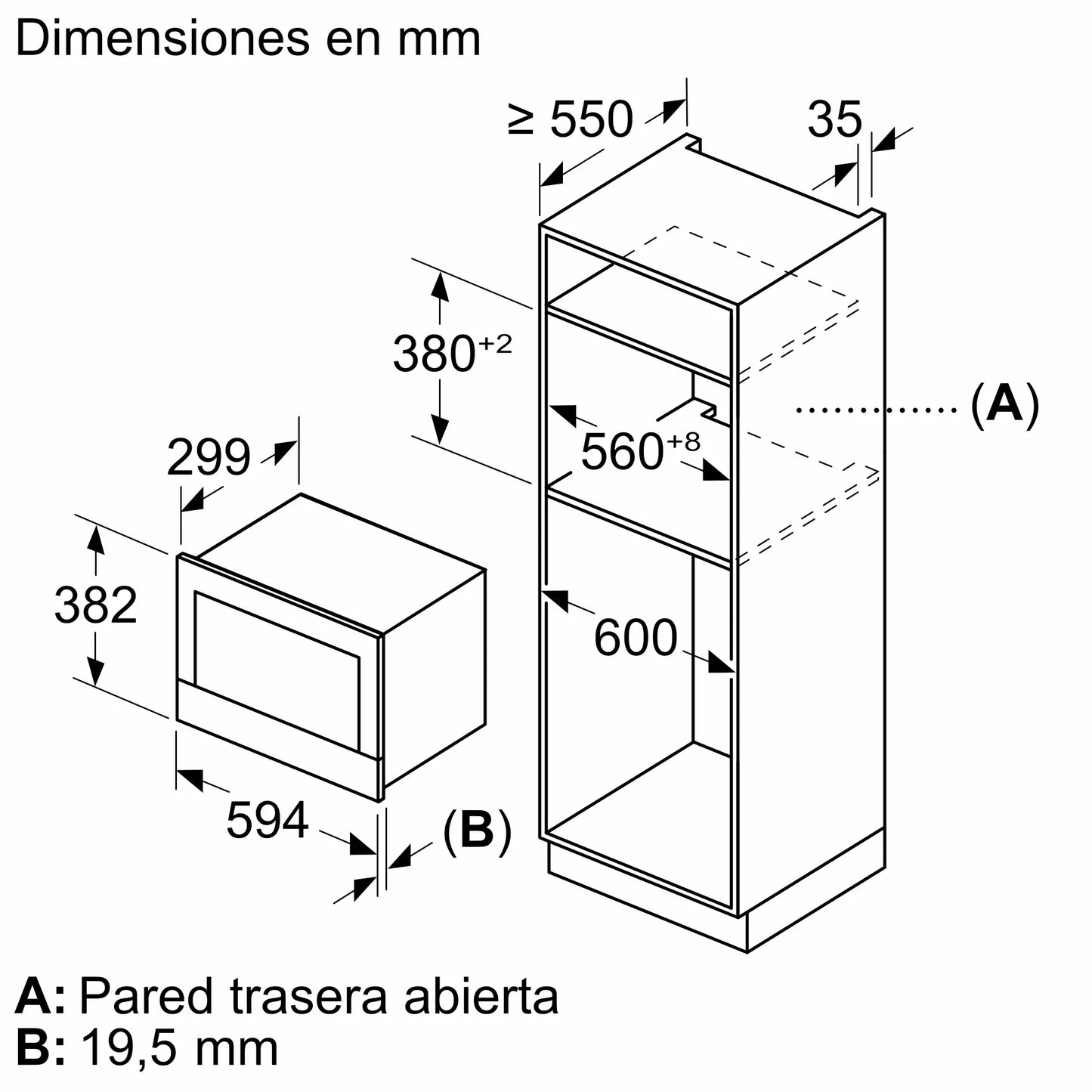 Horno Microondas Bosch Serie 8 Black 60 cm – BER7321B1