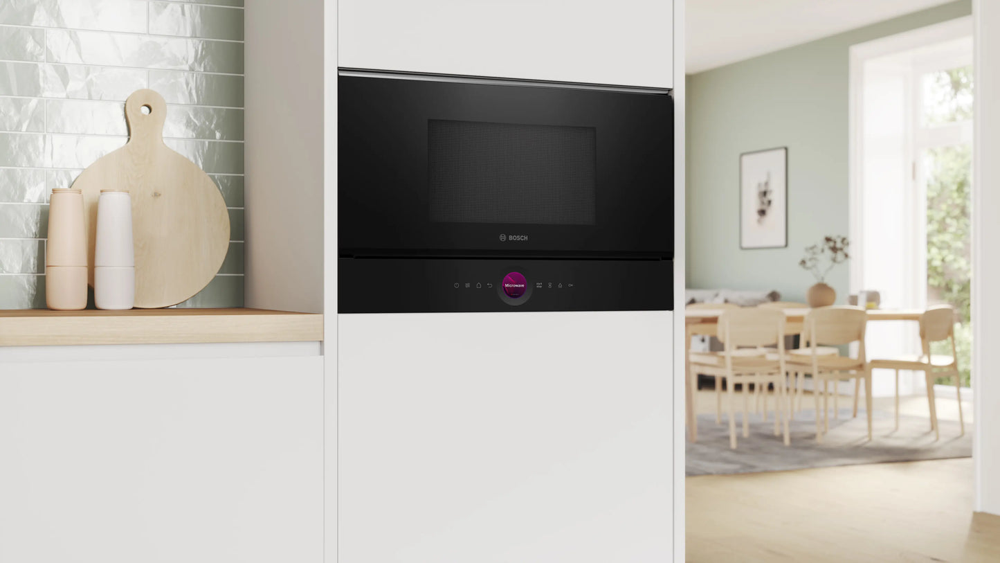Horno Microondas Bosch Serie 8 Black 60 cm – BER7321B1