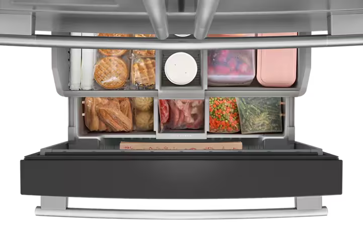 Nevera KitchenAid Multi Door Acero Negro 821 Litros KRMF436SBE