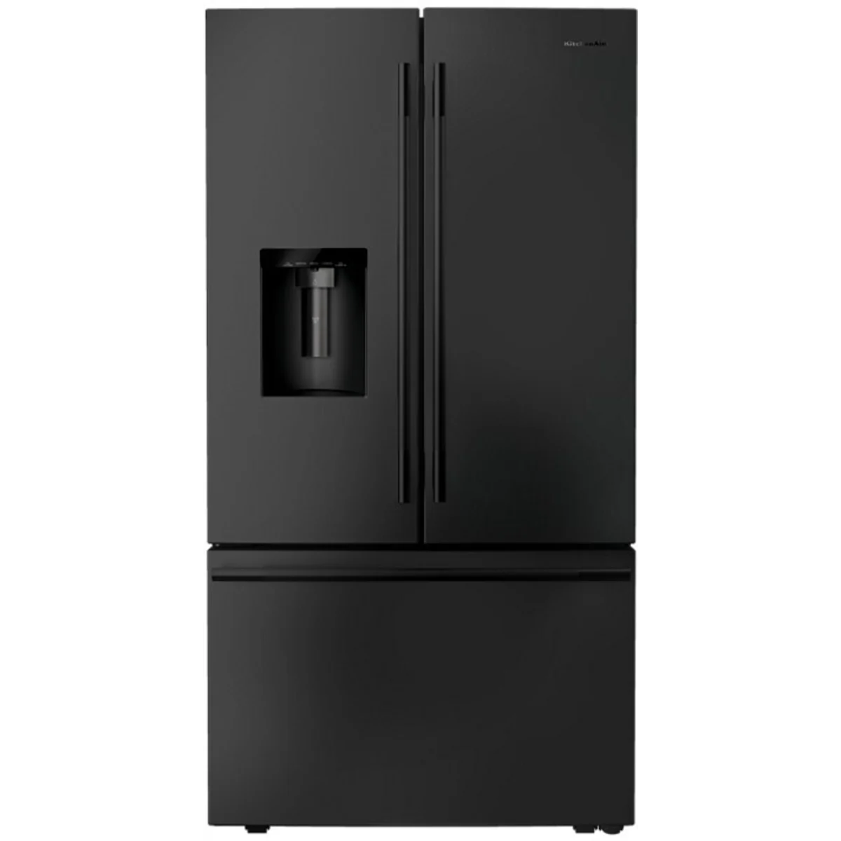 Nevera KitchenAid de Puertas Francesas Acero Inoxidable Negro 850 Litros KRFF436SBE