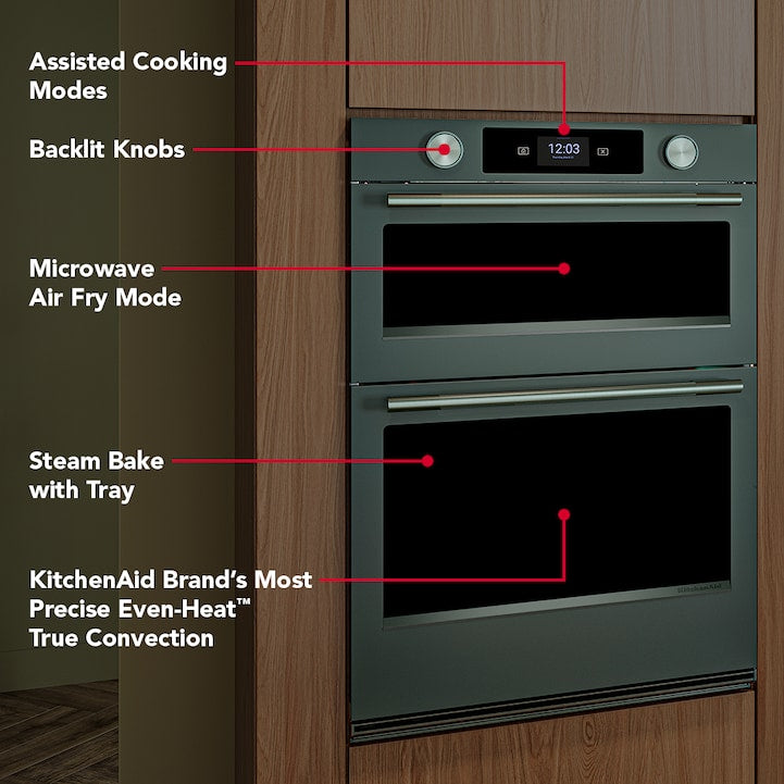 Torre Hornos Eléctrico Smart KitchenAid 30” Juniper KOEC730SJP