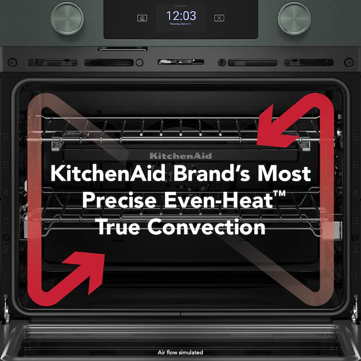 Torre Hornos Eléctrico Smart KitchenAid 30” Juniper KOEC730SJP