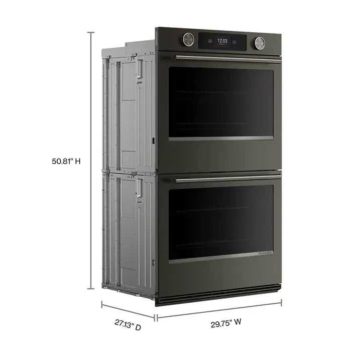 Torre de Hornos Eléctrica Smart KitchenAid 76 cm Black Ore KOED730SBE