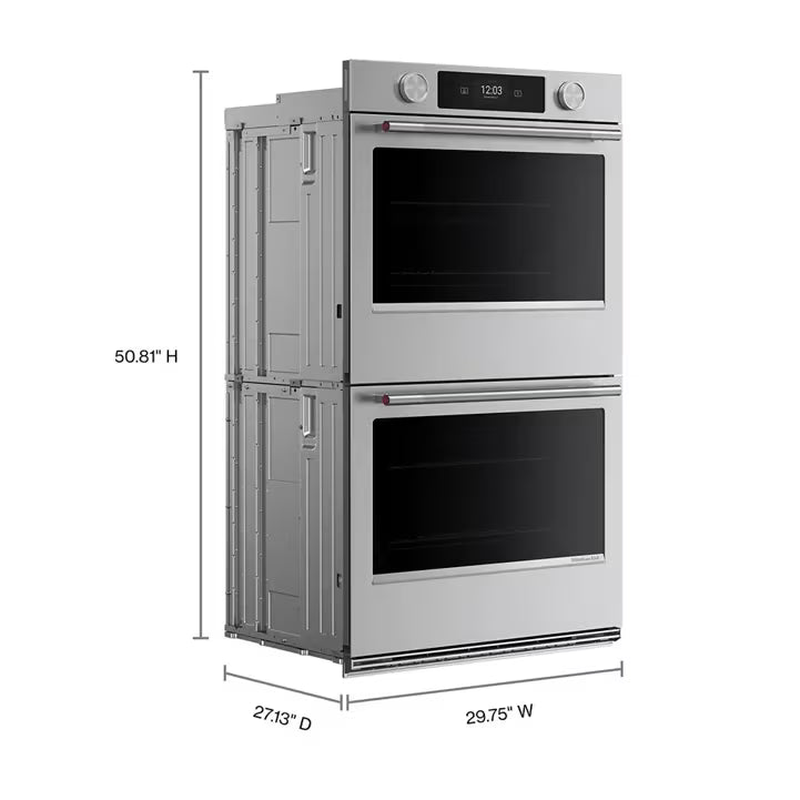 Torre de Hornos Eléctrica Smart KitchenAid 76 cm KOED730SPS