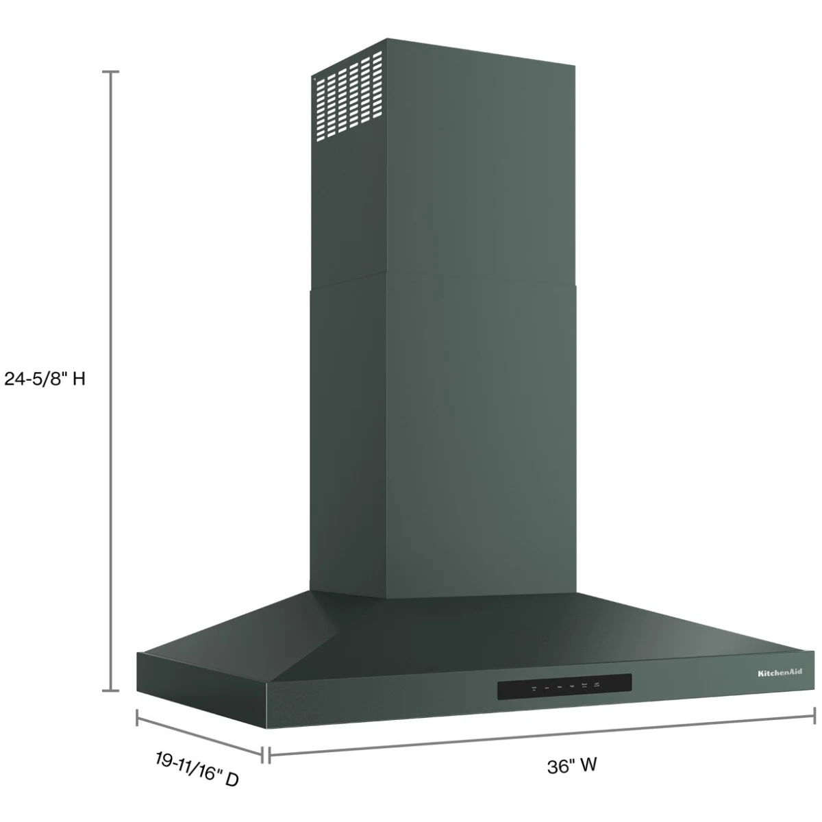 Campana de Pared KitchenAid Juniper 90 cm KVWC736SJP