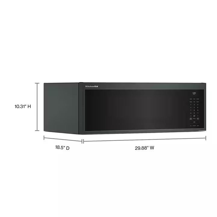 Microondas con Campana KitchenAid Juniper 76 cm KMML550RJP