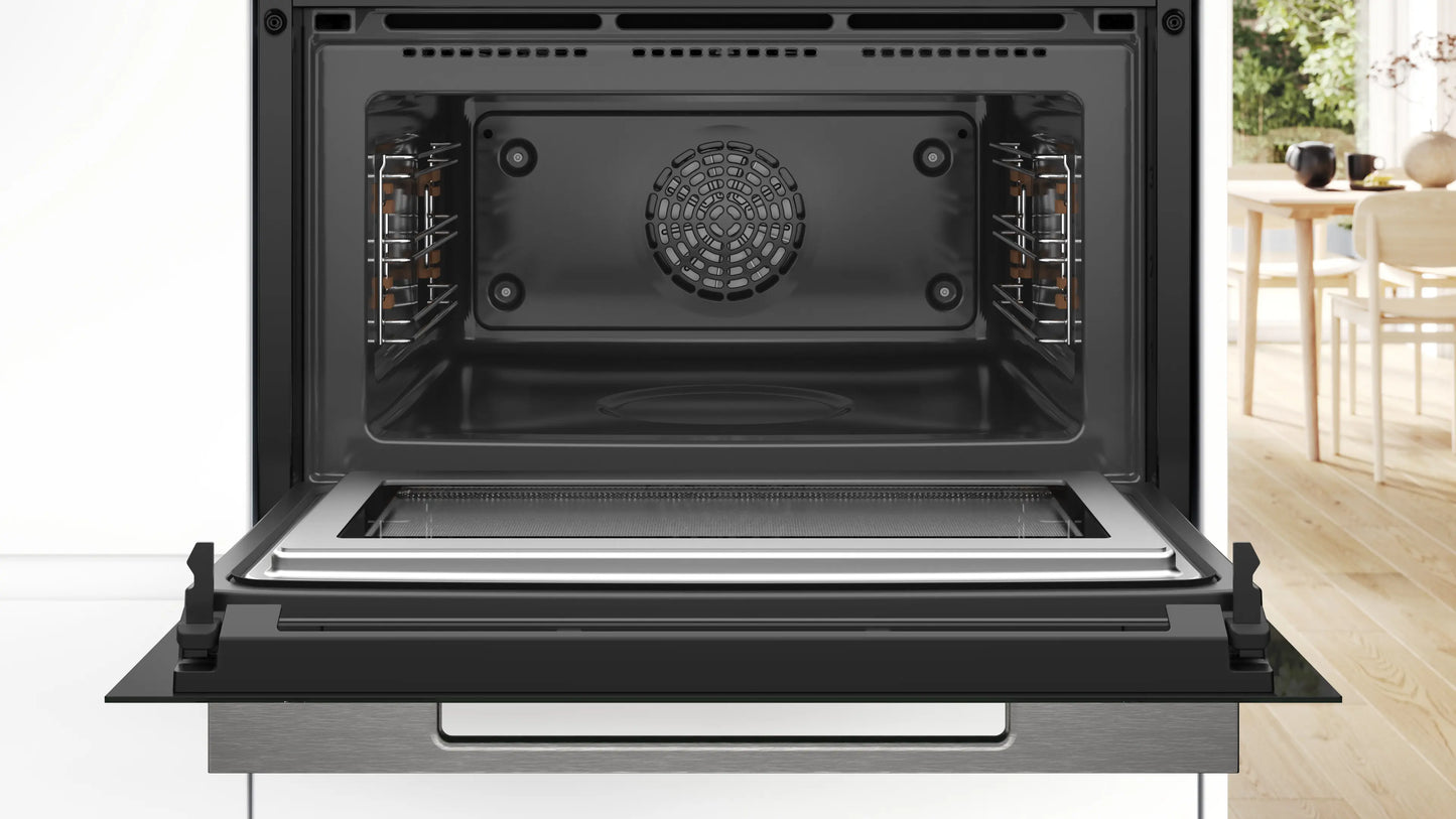 Horno Combi‑Microondas Bosch Serie 8 Black 60 cm - CMG7761B1