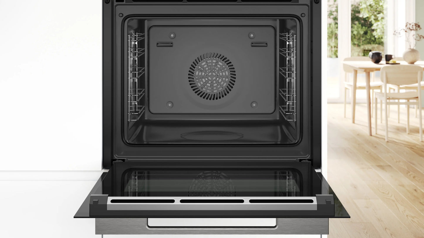 Horno Multifunción Bosch Serie 8 Black 60 cm – Con Vapor HRG7361B1