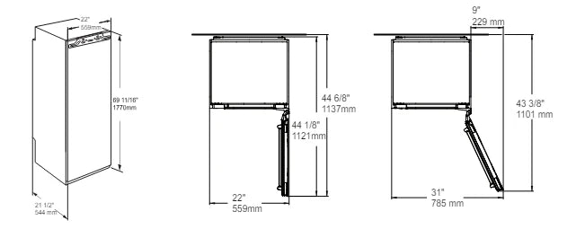 Congelador Integrable de 60 cm - SIF5181 - LIEBHERR