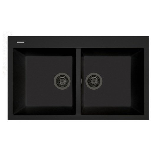 Lavaplatos Doble en Co-granite 86 cm Cohelum