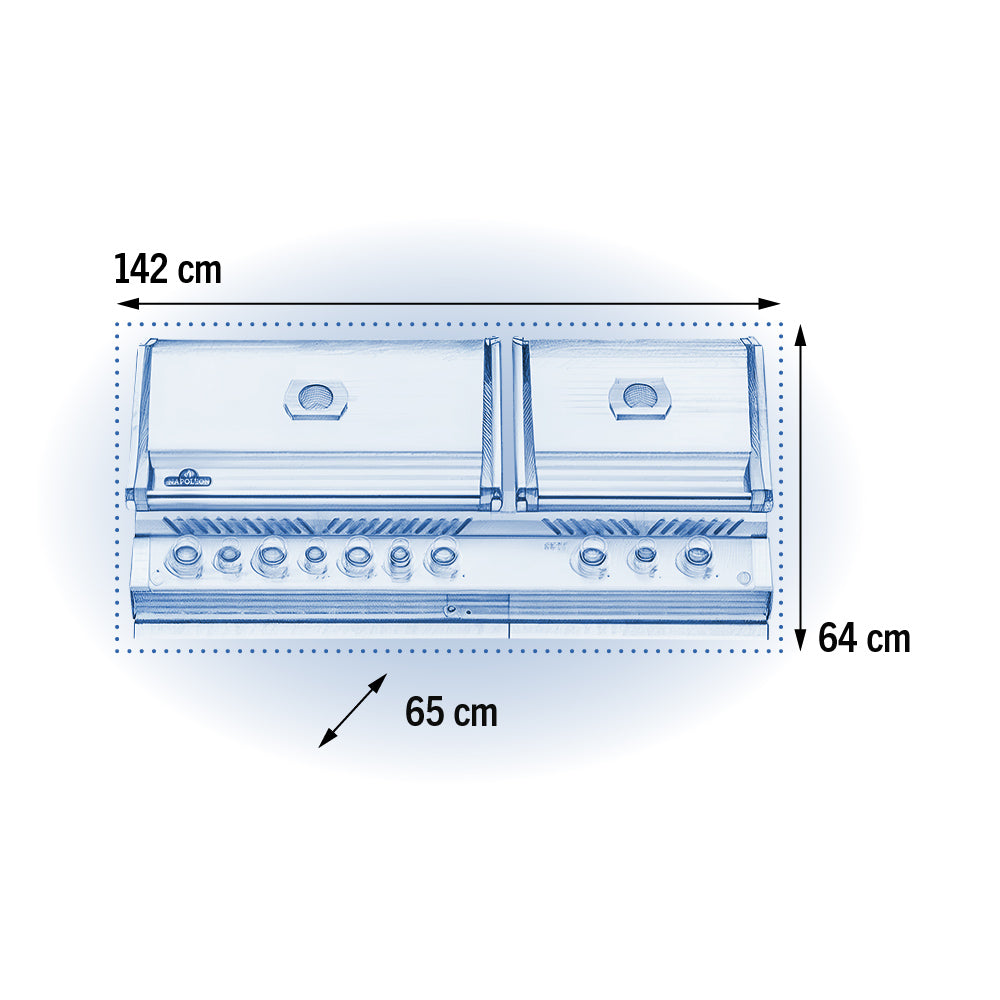 Asador Napoleon Gas Empotrable - BIPRO825RBIPSSWhirlpool