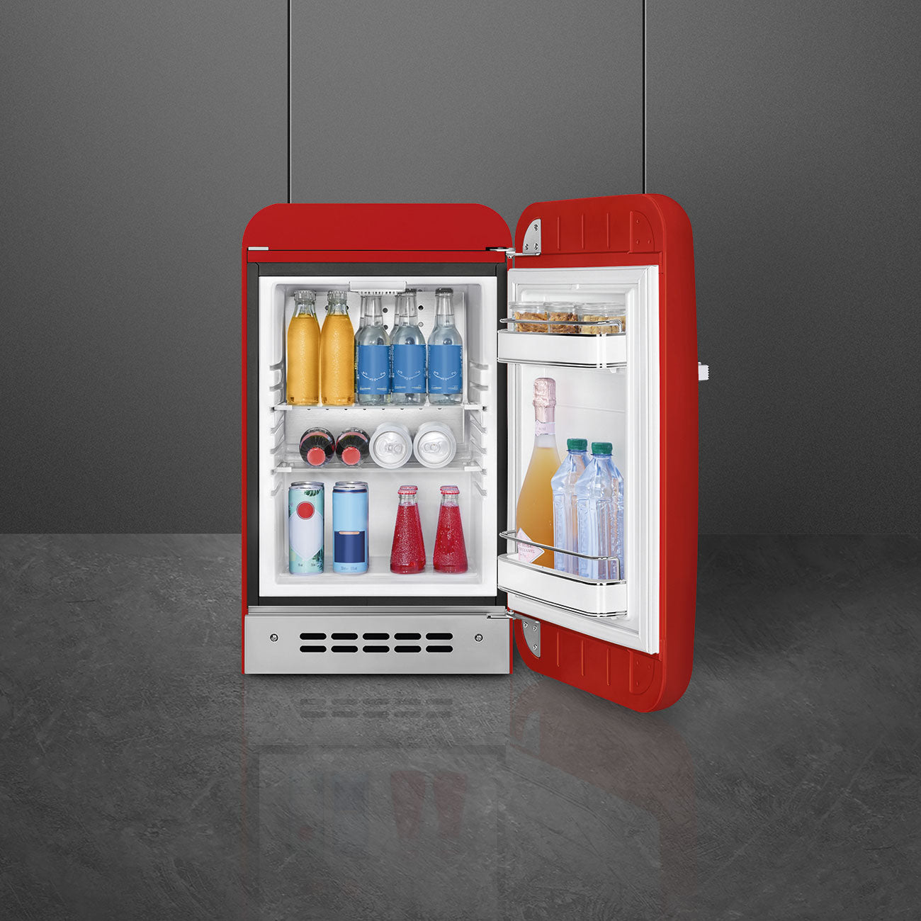 Mini Bar 50'S Style Smeg Color Rojo- FAB5URRD3