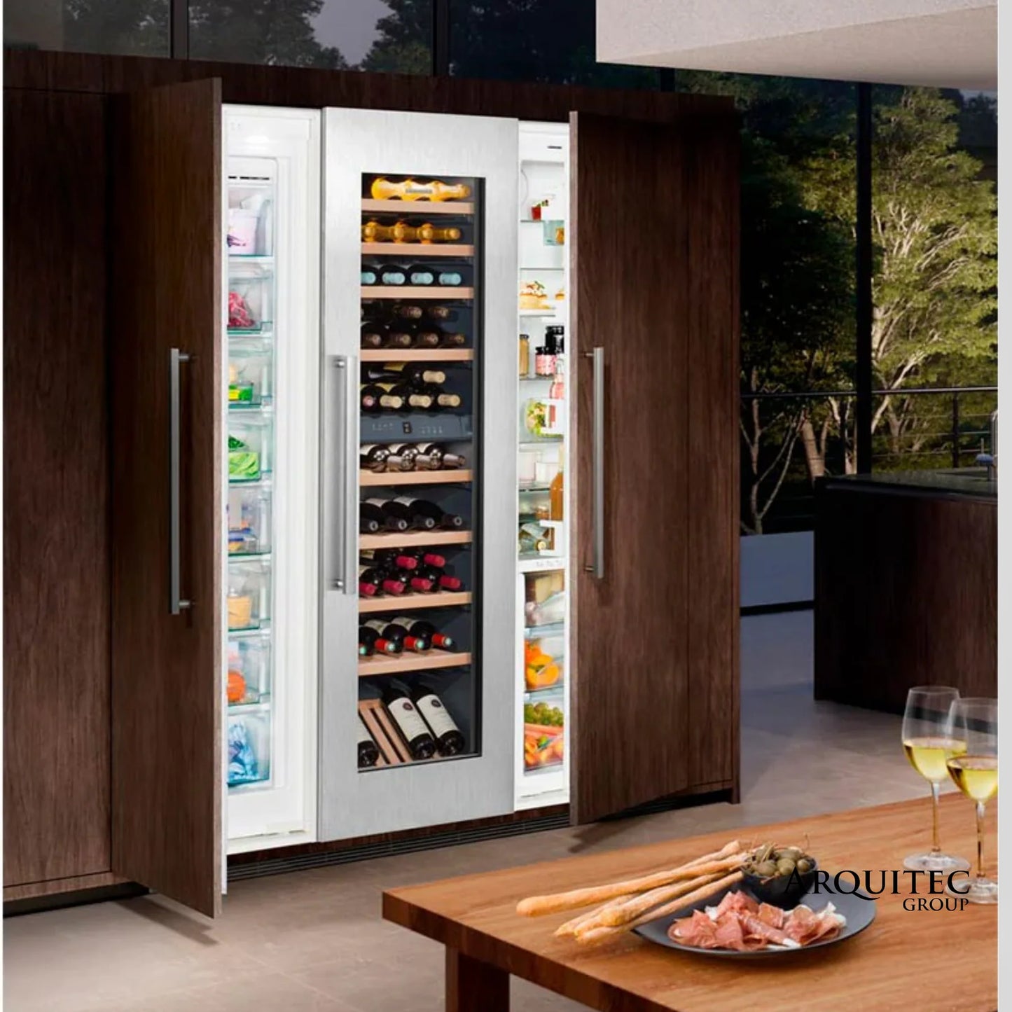 Cava para vinos integrada, 60 cms - HW8000